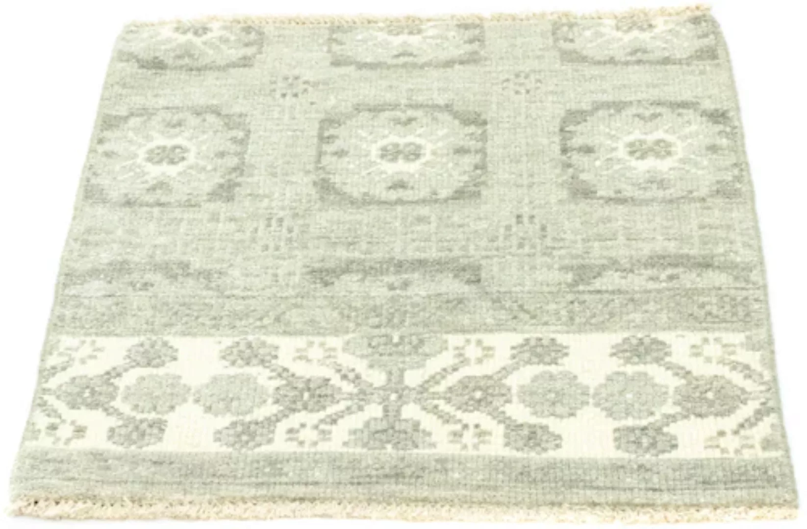 morgenland Wollteppich »Designer Teppich handgeknüpft beige«, quadratisch günstig online kaufen