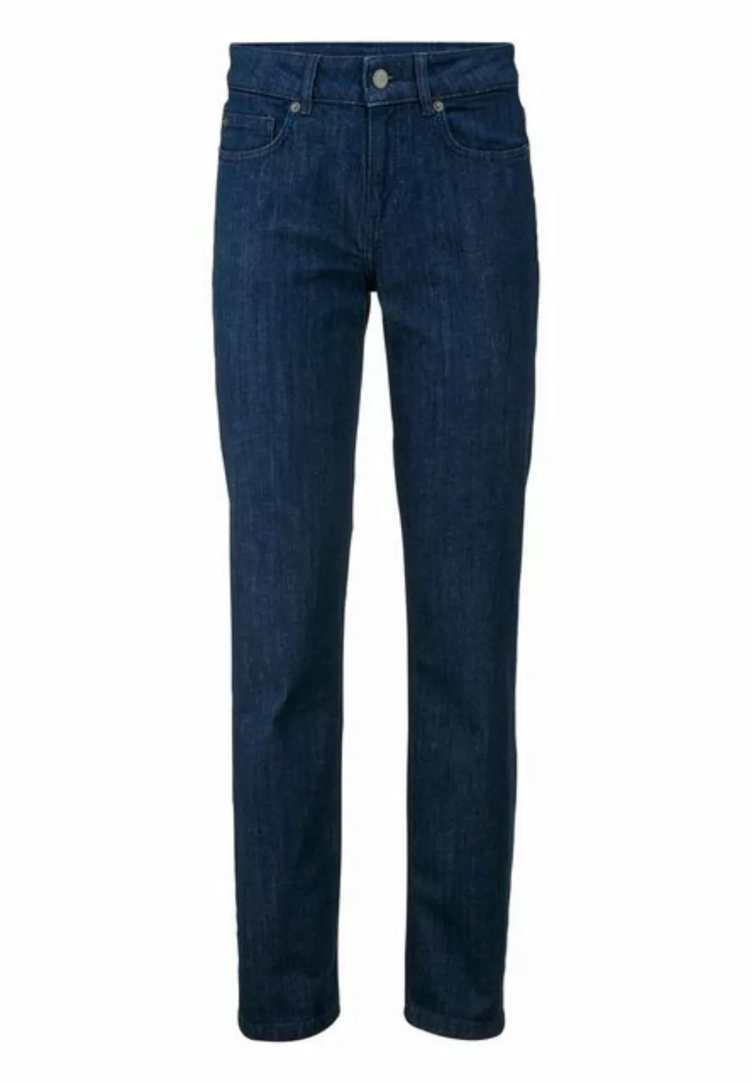 Hessnatur 5-Pocket-Jeans MARIE Mid Rise Straight aus Bio-Denim (1-tlg) günstig online kaufen