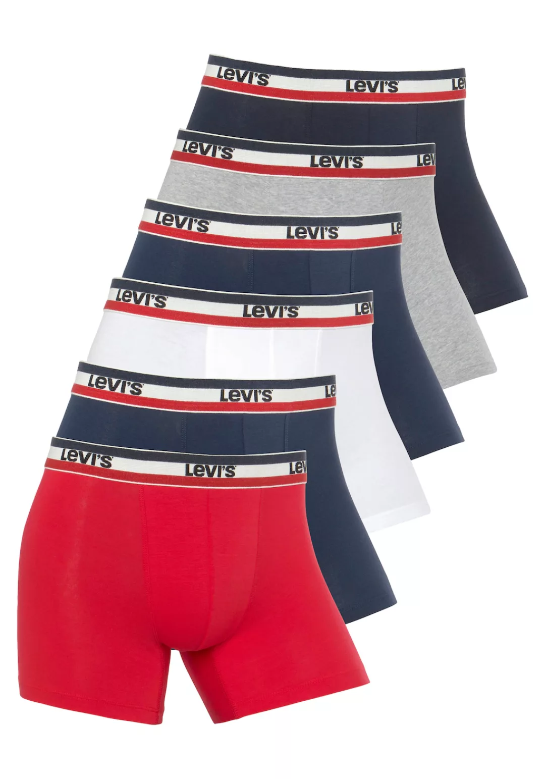 Levis Boxershorts "Men Sportswear Logo Boxer", (Packung, 6er-Pack), mit Log günstig online kaufen