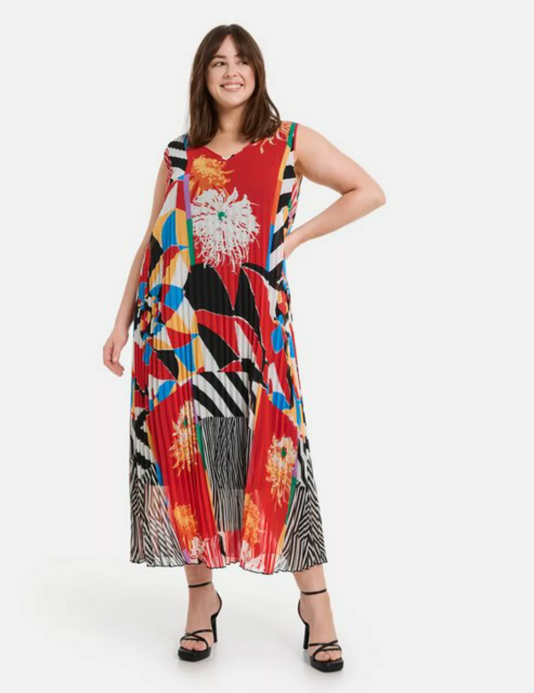 Samoon Minikleid Kleid Gewebe günstig online kaufen