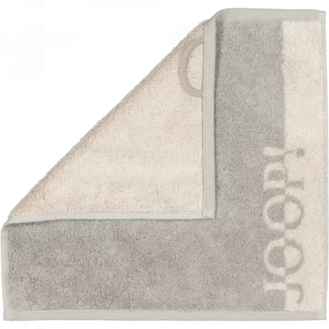 JOOP Tone Doubleface 1689 - Farbe: Platin - 77 - Seiflappen 30x30 cm günstig online kaufen