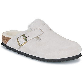 Birkenstock  Clogs Boston Shearling LEVE Antique White LAF günstig online kaufen