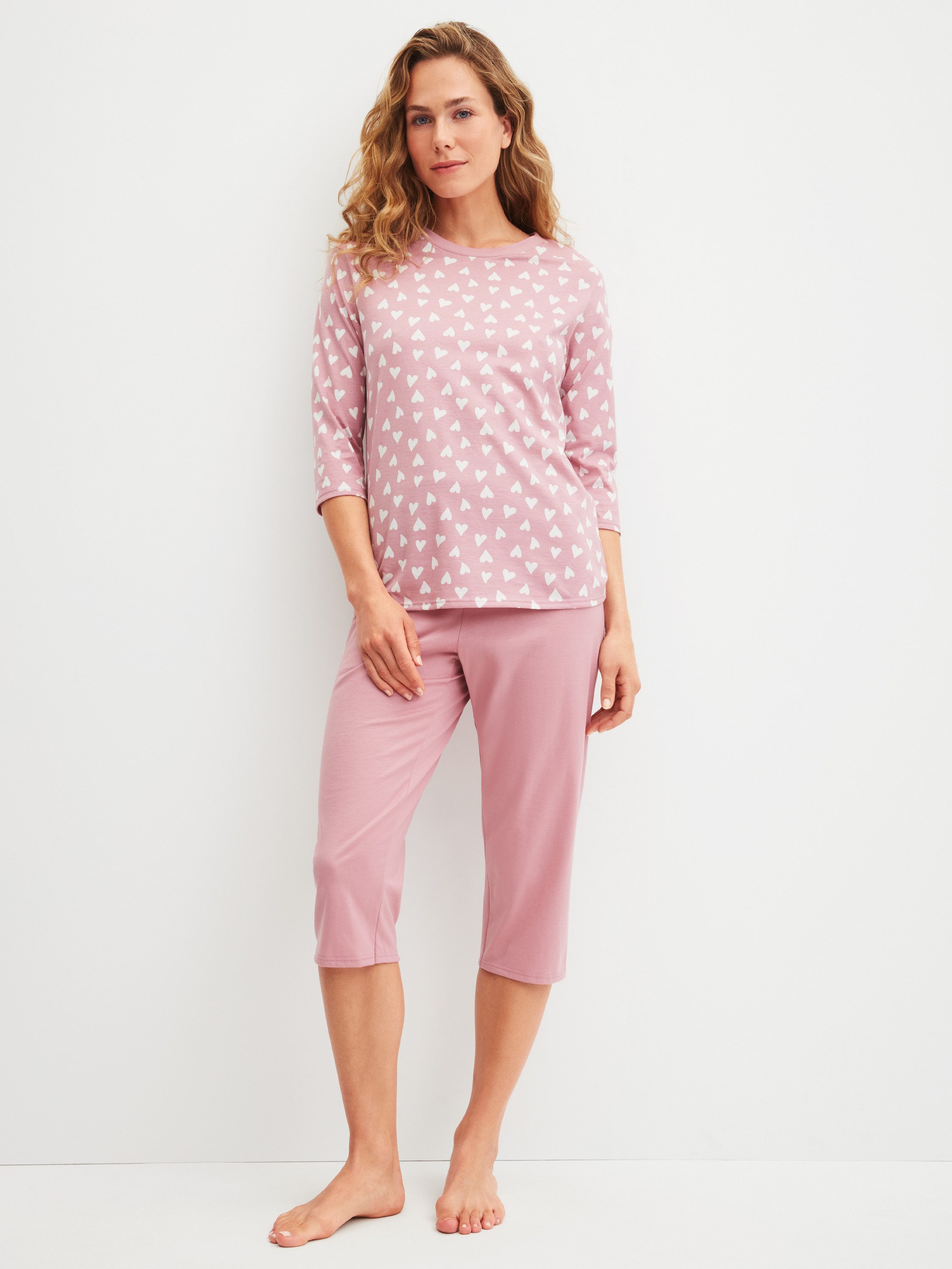 CALIDA Capri-Pyjama Cotton Special Damen (2 günstig online kaufen