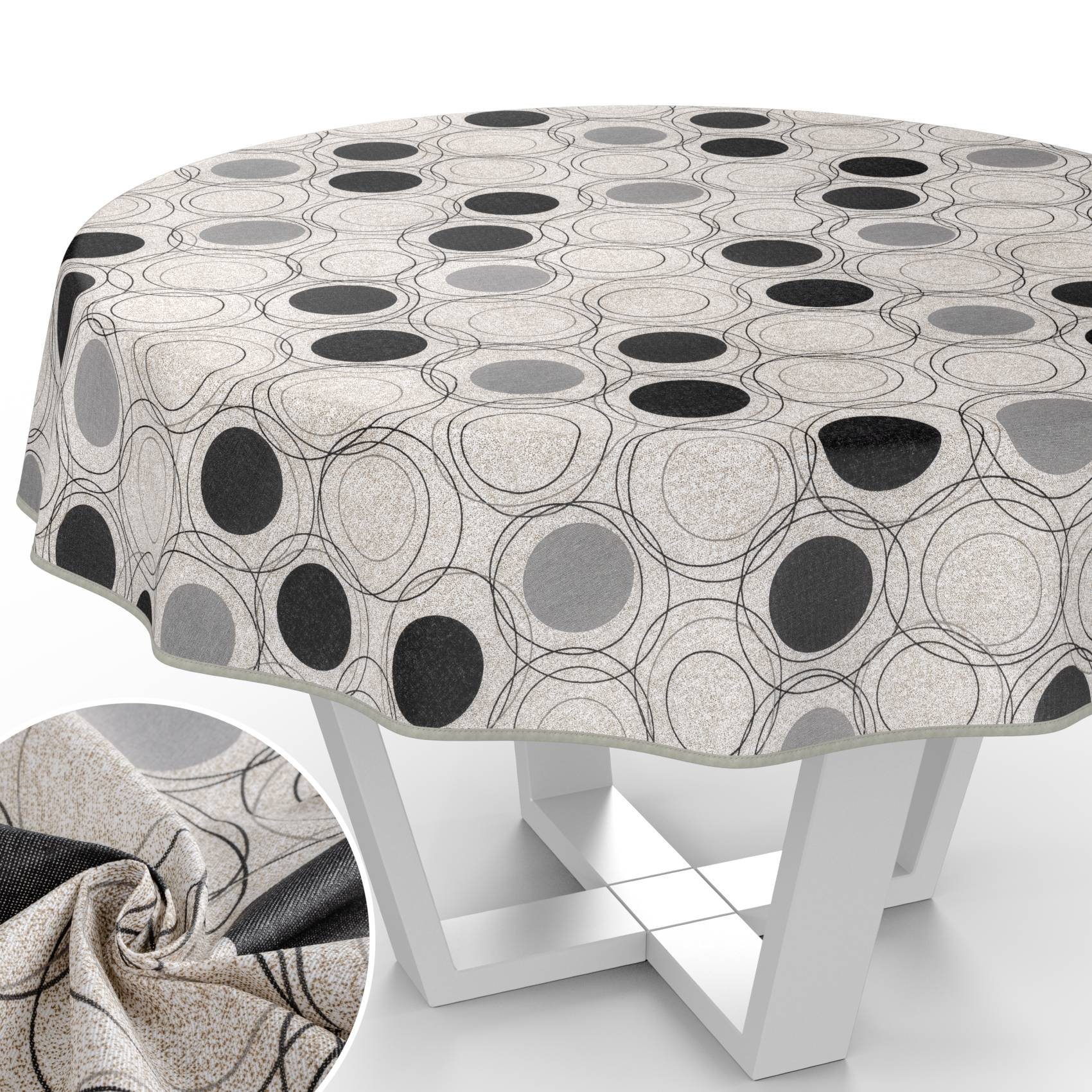 ANRO Tischdecke aus Textil mit klassischem günstig online kaufen