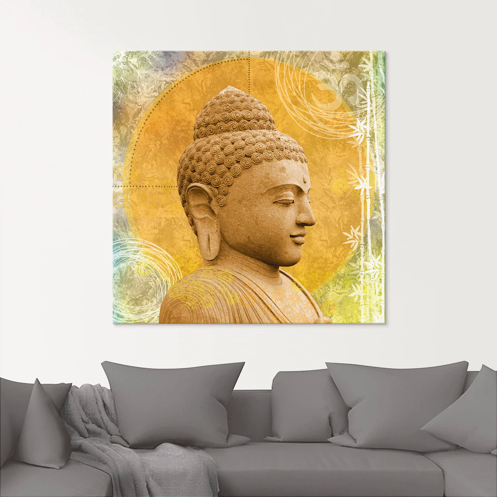 Artland Glasbild "Buddha II", Spa, (1 St.), in verschiedenen Größen günstig online kaufen