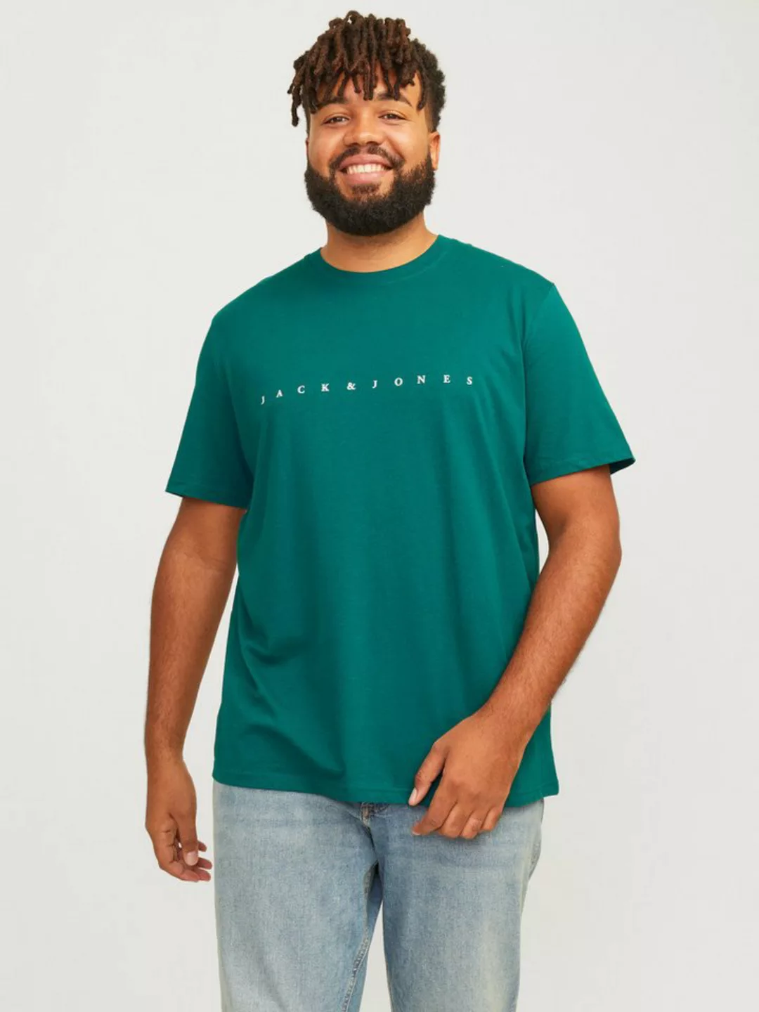 Jack & Jones PlusSize Rundhalsshirt JJESTAR JJ TEE SS NOOS PLS mit Logo Sch günstig online kaufen