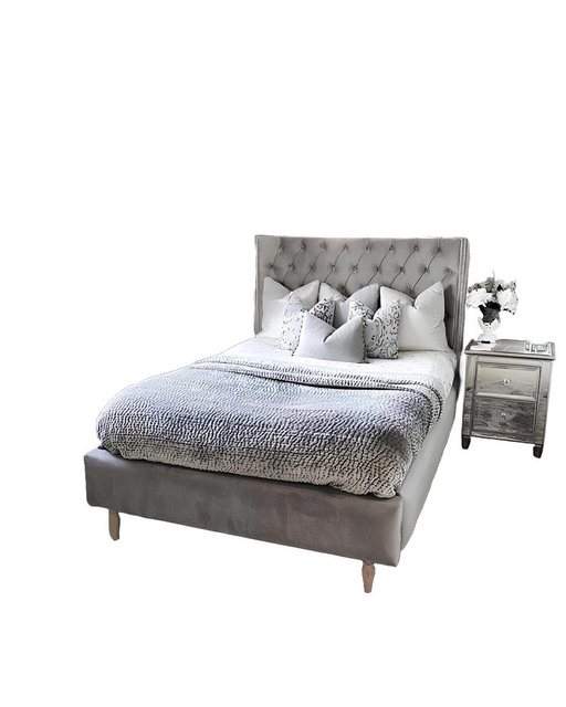 Xlmoebel Bett Bett im Chesterfield-Design für das Schlafzimmer mit englisch günstig online kaufen