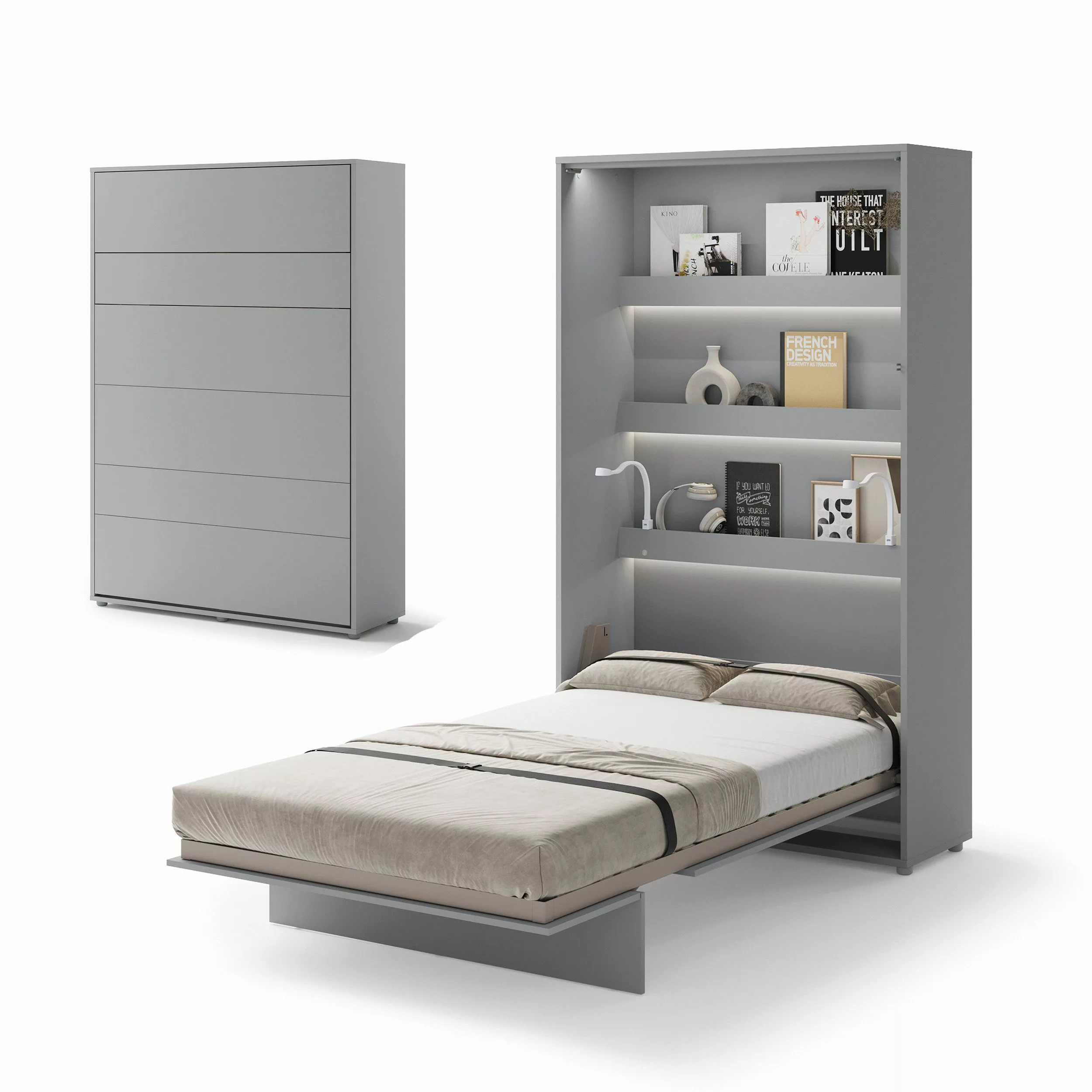 Compleo Schrankbett Vertical Wandklappbett Lenart Bed günstig online kaufen