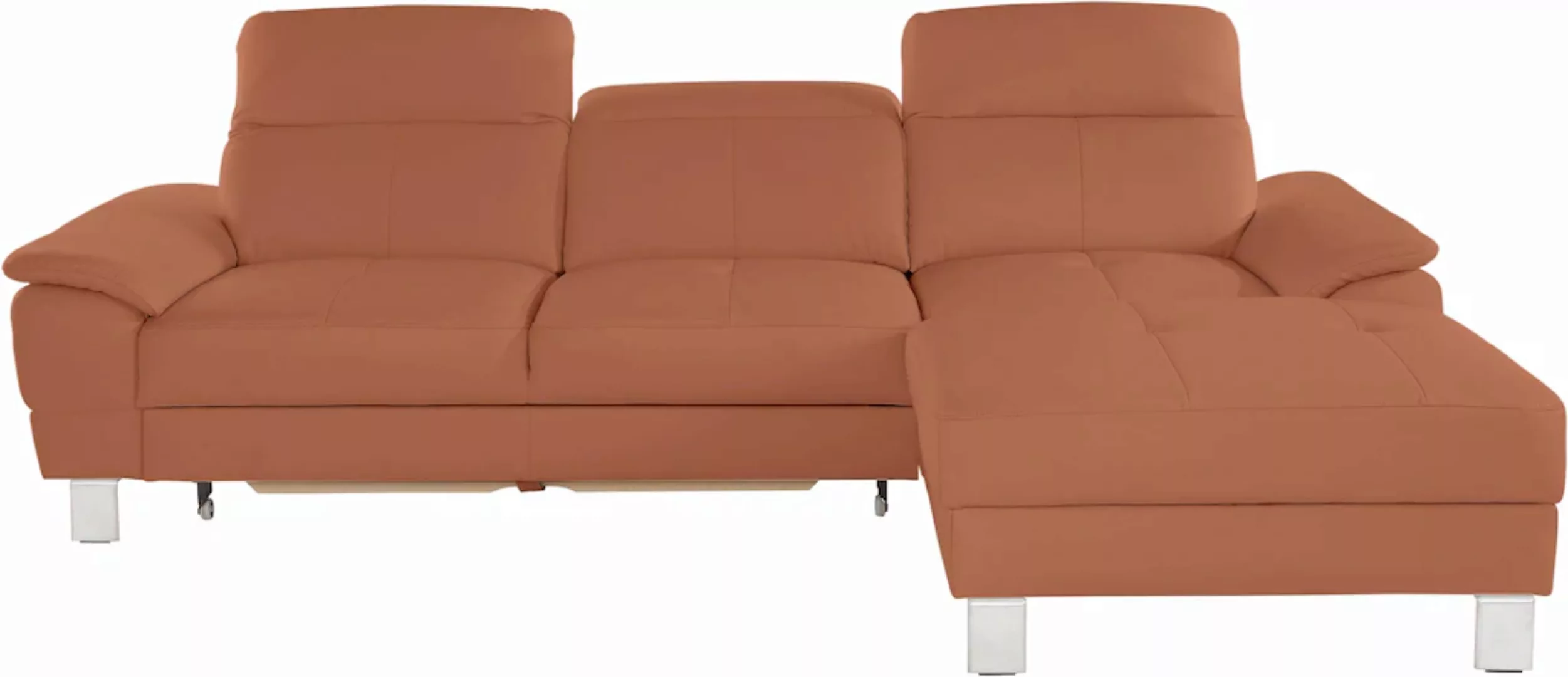 exxpo - sofa fashion Ecksofa »Mantua 2, L-Form«, mit Kopf- bzw. Rückenverst günstig online kaufen