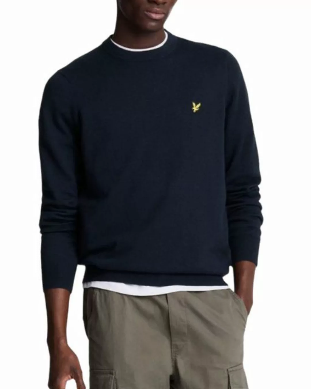 Lyle & Scott Strickpullover Herren Aus Merinowolle, Weich & Angenehm günstig online kaufen