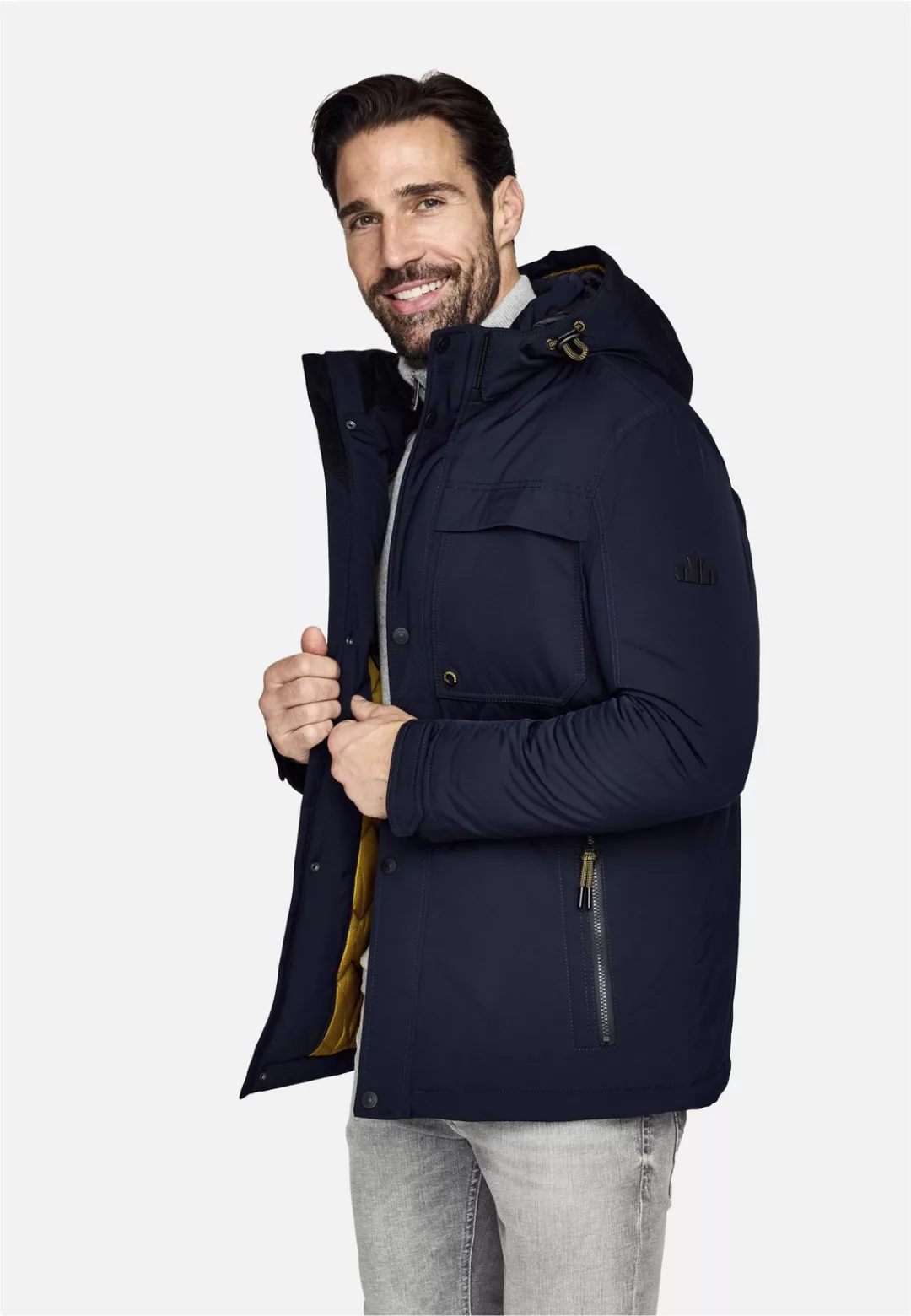 New Canadian Outdoorjacke "CO-3", mit Fleece-Einsatz am Innenkragen günstig online kaufen