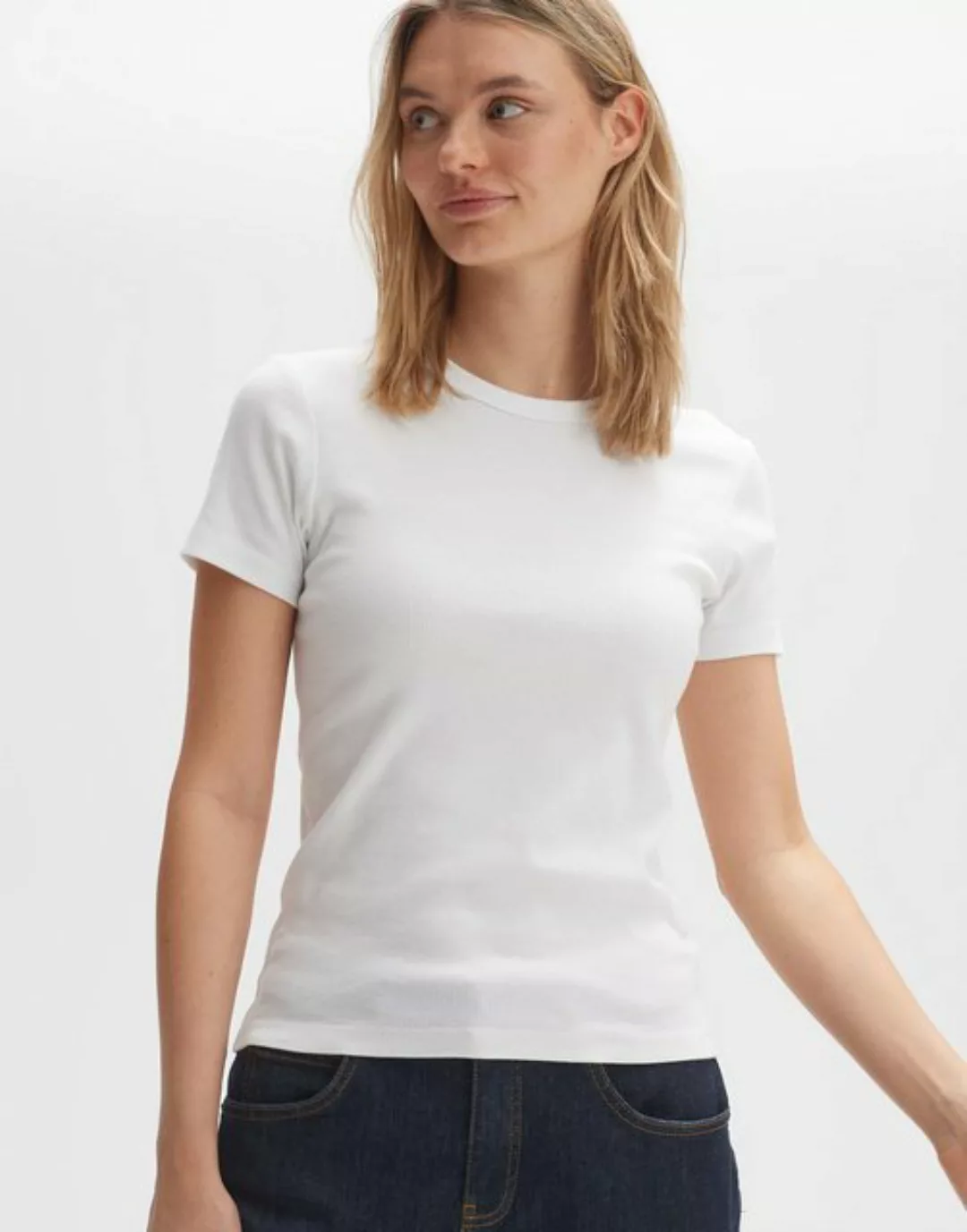 OPUS T-Shirt Samuna Schmal Baumwolle günstig online kaufen