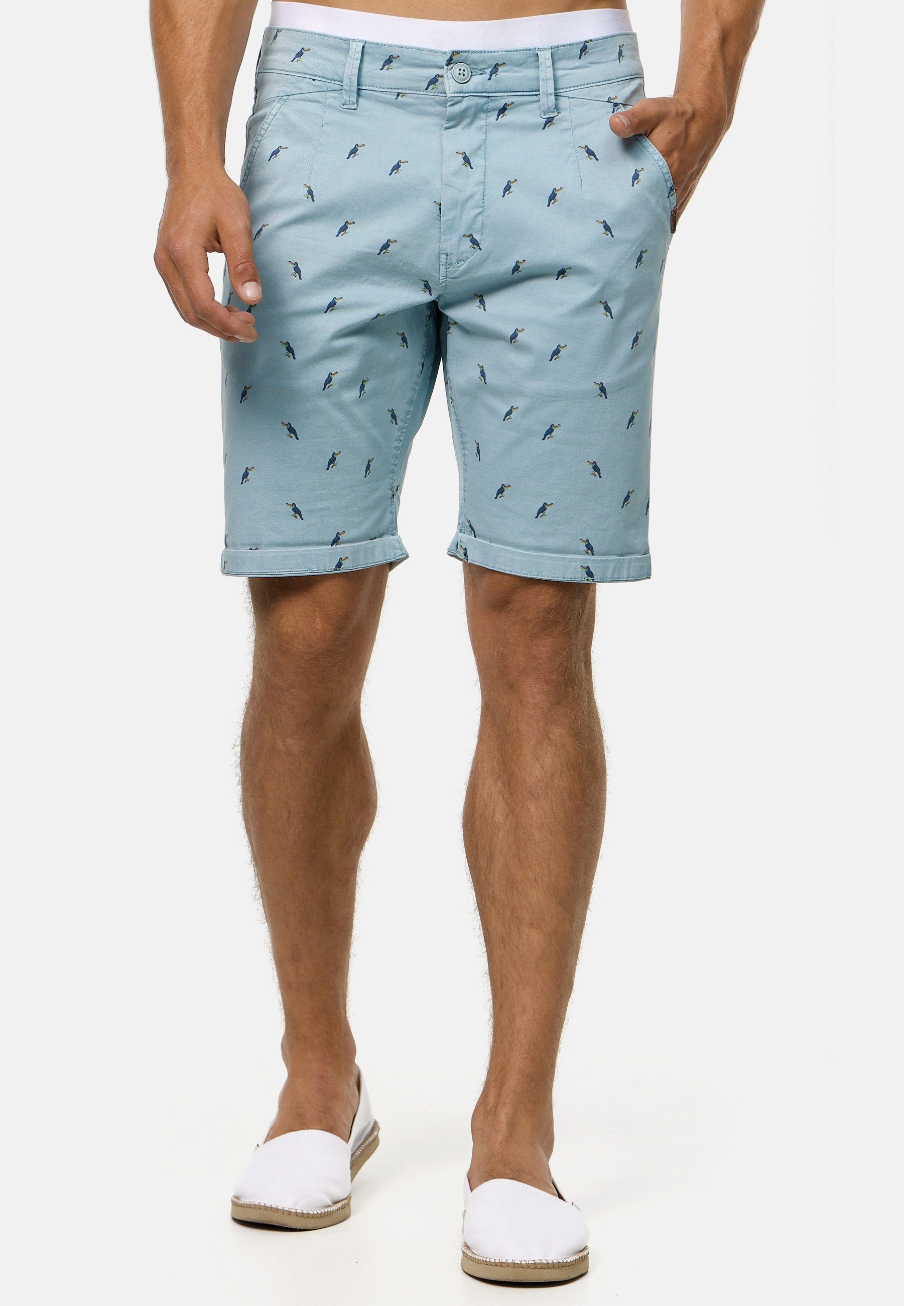 Indicode Chinoshorts Elisa aus elastischer Baumwoll-Qualität, günstig online kaufen