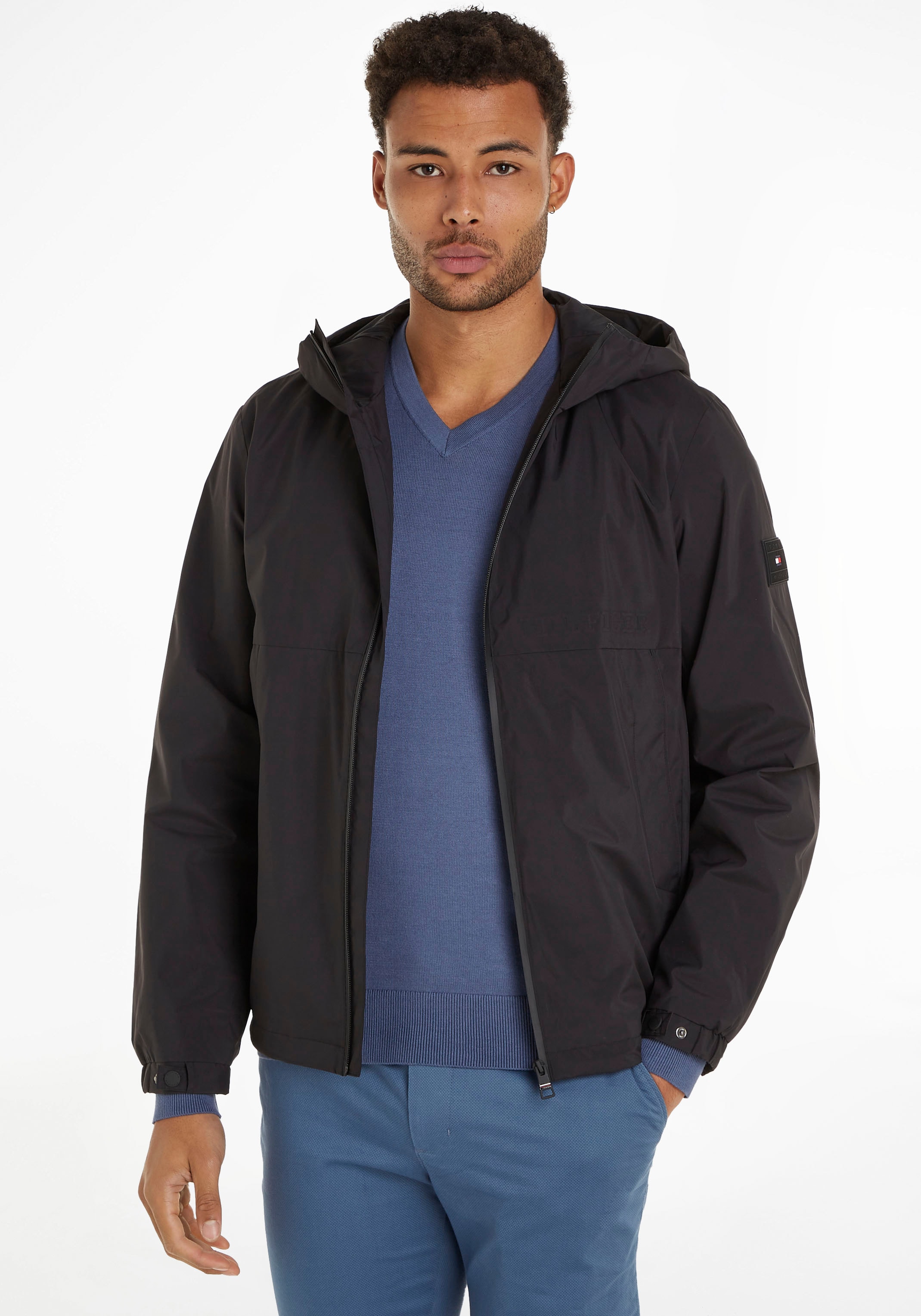 Tommy Hilfiger Kurzjacke "PORTLAND HOODED JACKET", mit Kapuze günstig online kaufen