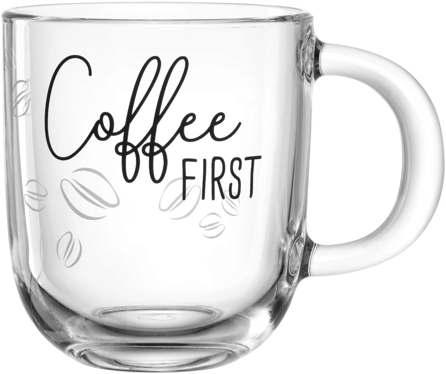 LEONARDO Tasse »Becher "Coffee FIRST", 4er-Set, UFFICIO«, (Set, 4 tlg., 4 T günstig online kaufen