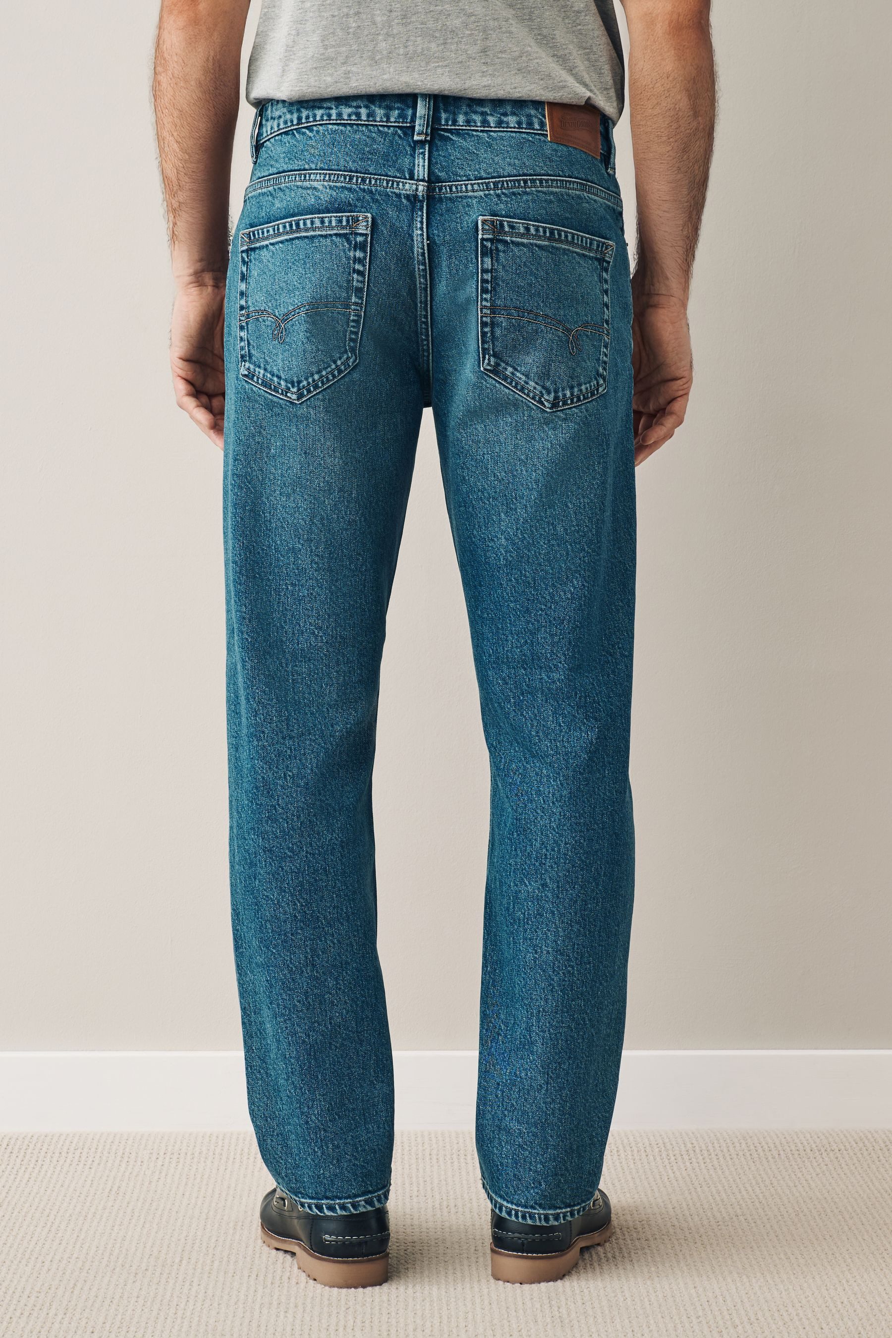 Next Straight-Jeans Straight Fit Signature Jeans günstig online kaufen