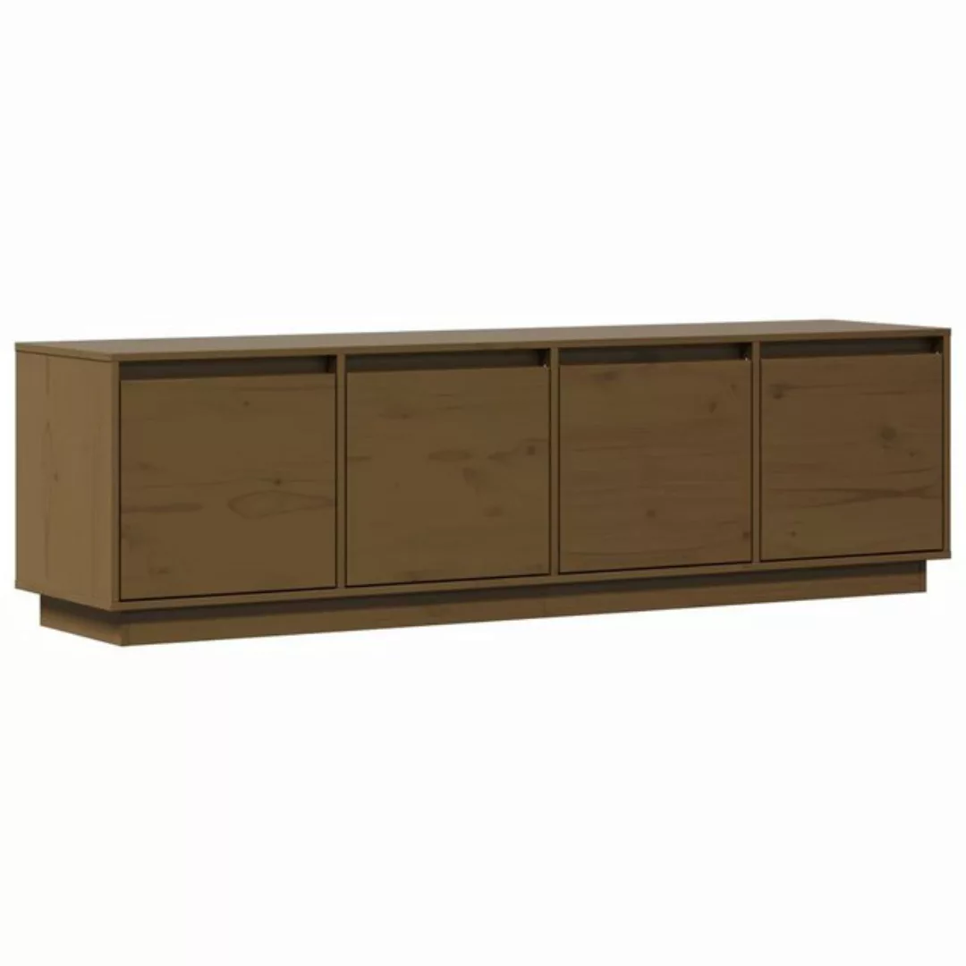 Vidaxl Tv-schrank Honigbraun 156x37x45 Cm Massivholz Kiefer günstig online kaufen