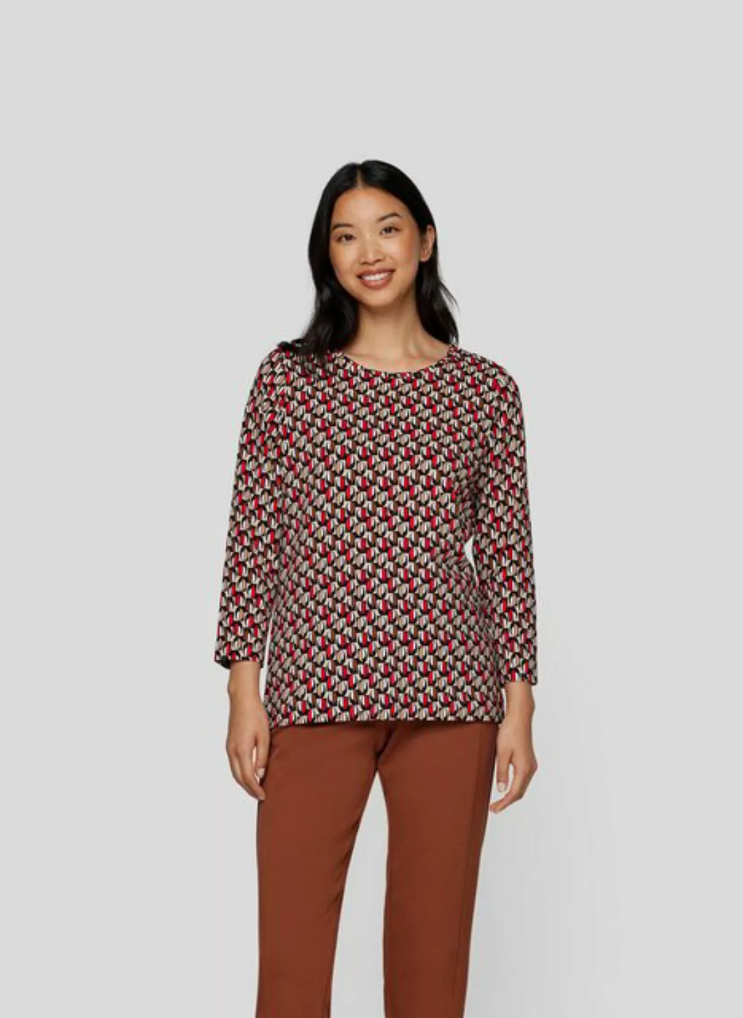 Rabe Print-Shirt RABE 3/4-Arm-Shirt mit geometrischem Muster günstig online kaufen