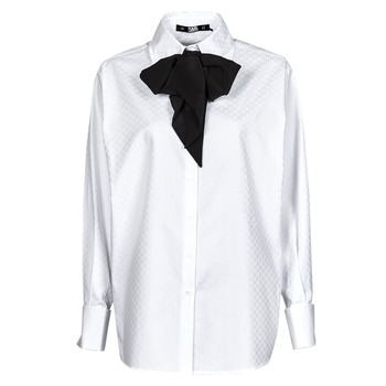 Karl Lagerfeld  Blusen KL MONOGRAM POPLIN SHIRT günstig online kaufen