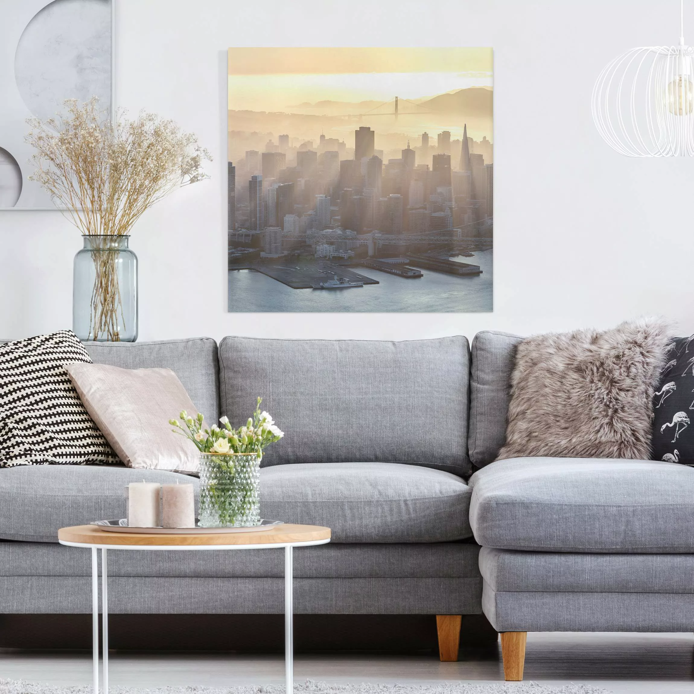 Leinwandbild San Francisco im Morgengrauen günstig online kaufen