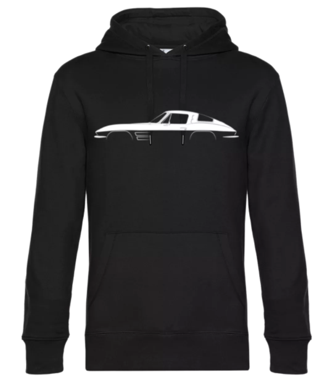 'Chevrolet Corvette C2' Silhouette · Unisex Premium Hoodie günstig online kaufen