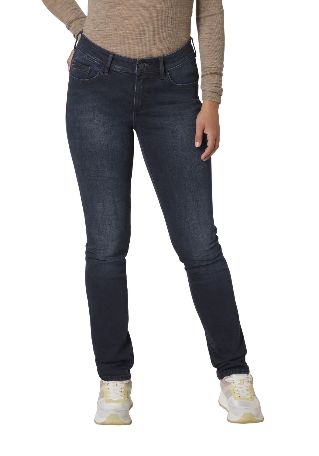 Paddock`s Damen Jeans LIA - Slim Fit - Blau - Blue Black Used Moustache günstig online kaufen