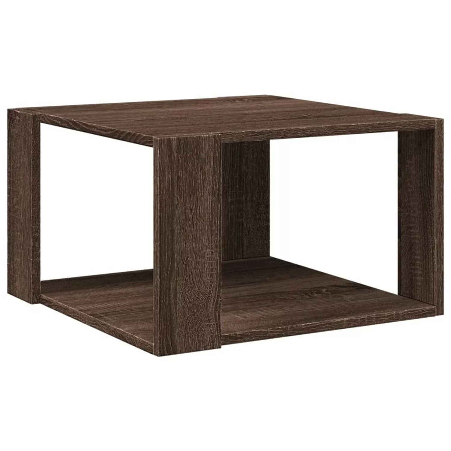 vidaXL Couchtisch Braun Eichen-Optik 51,5x51,5x30 cm Holzwerkstoff günstig online kaufen