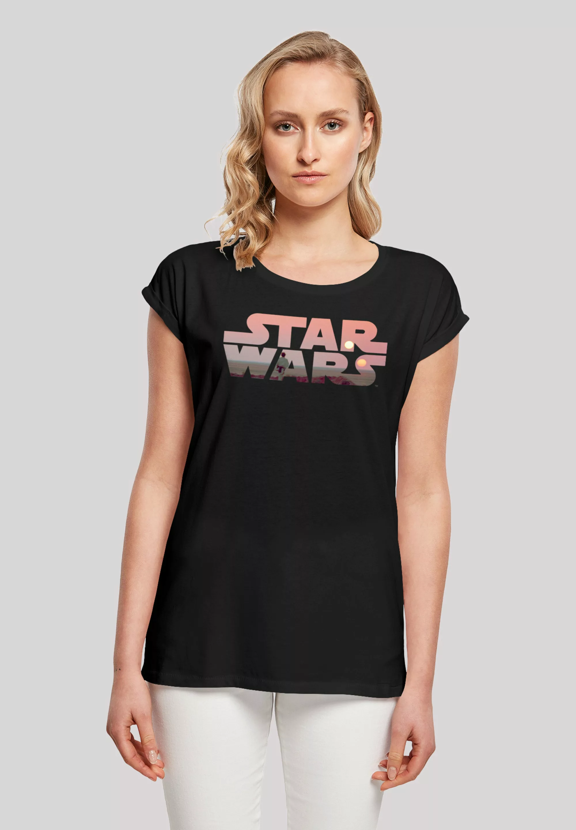 F4NT4STIC T-Shirt "Star Wars Tatooine Logo", Print günstig online kaufen
