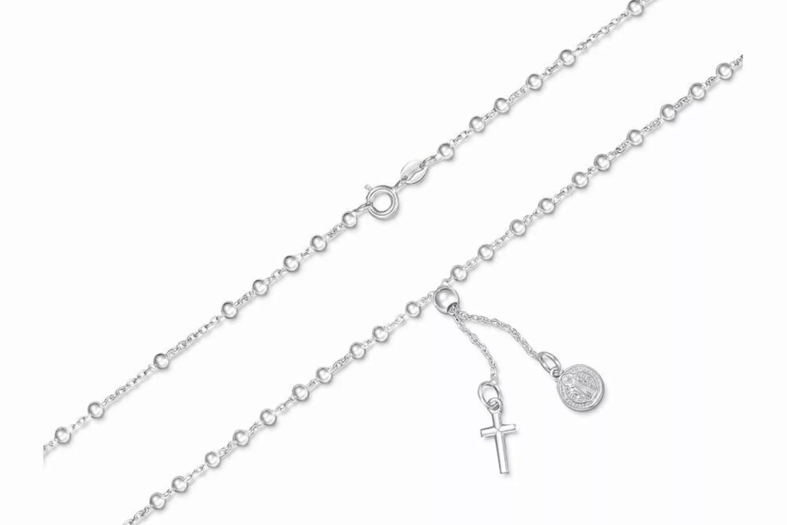Silberkettenstore Silberkette Rosenkranz Kette - 925 günstig online kaufen