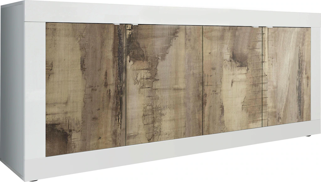 INOSIGN Sideboard "Basic Breite 207 cm, Kommode 4 Türen, Anrichte,", Metall günstig online kaufen