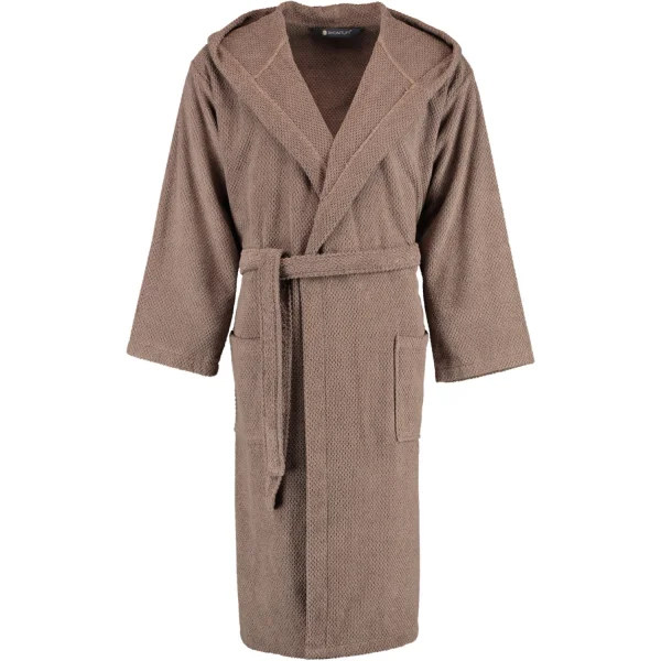 Rhomtuft - Bademantel Baronesse unisex - Farbe: taupe - 58 günstig online kaufen