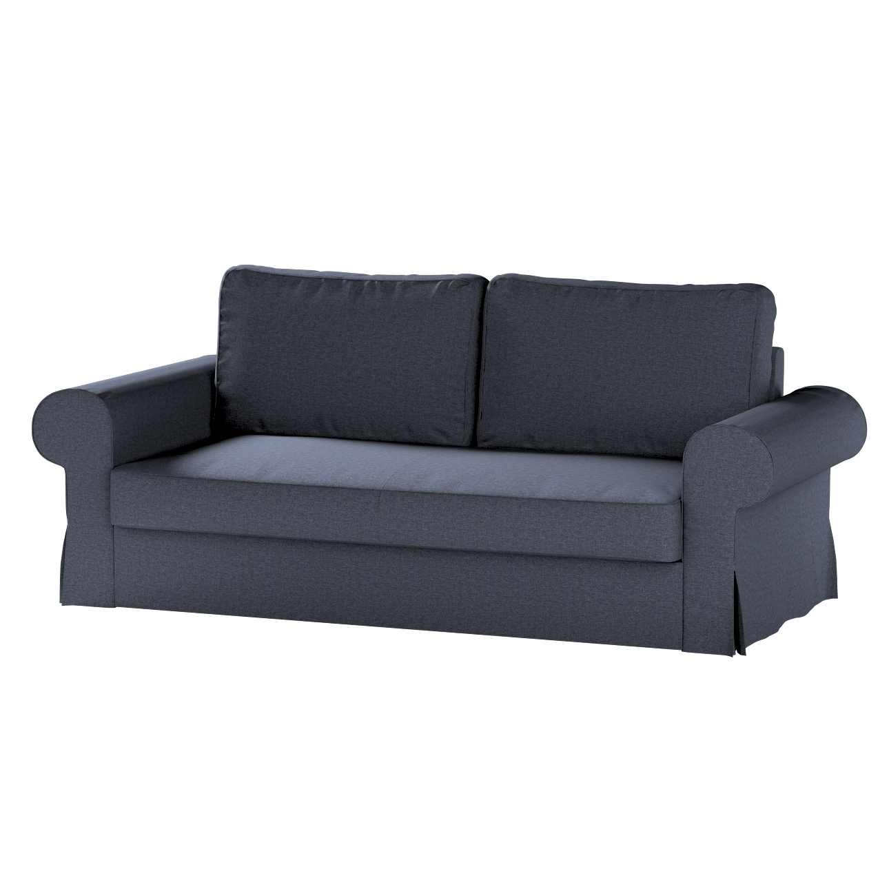 Bezug für Backabro 3-Sitzer Sofa ausklappbar, dunkelblau, Bezug für Backabr günstig online kaufen