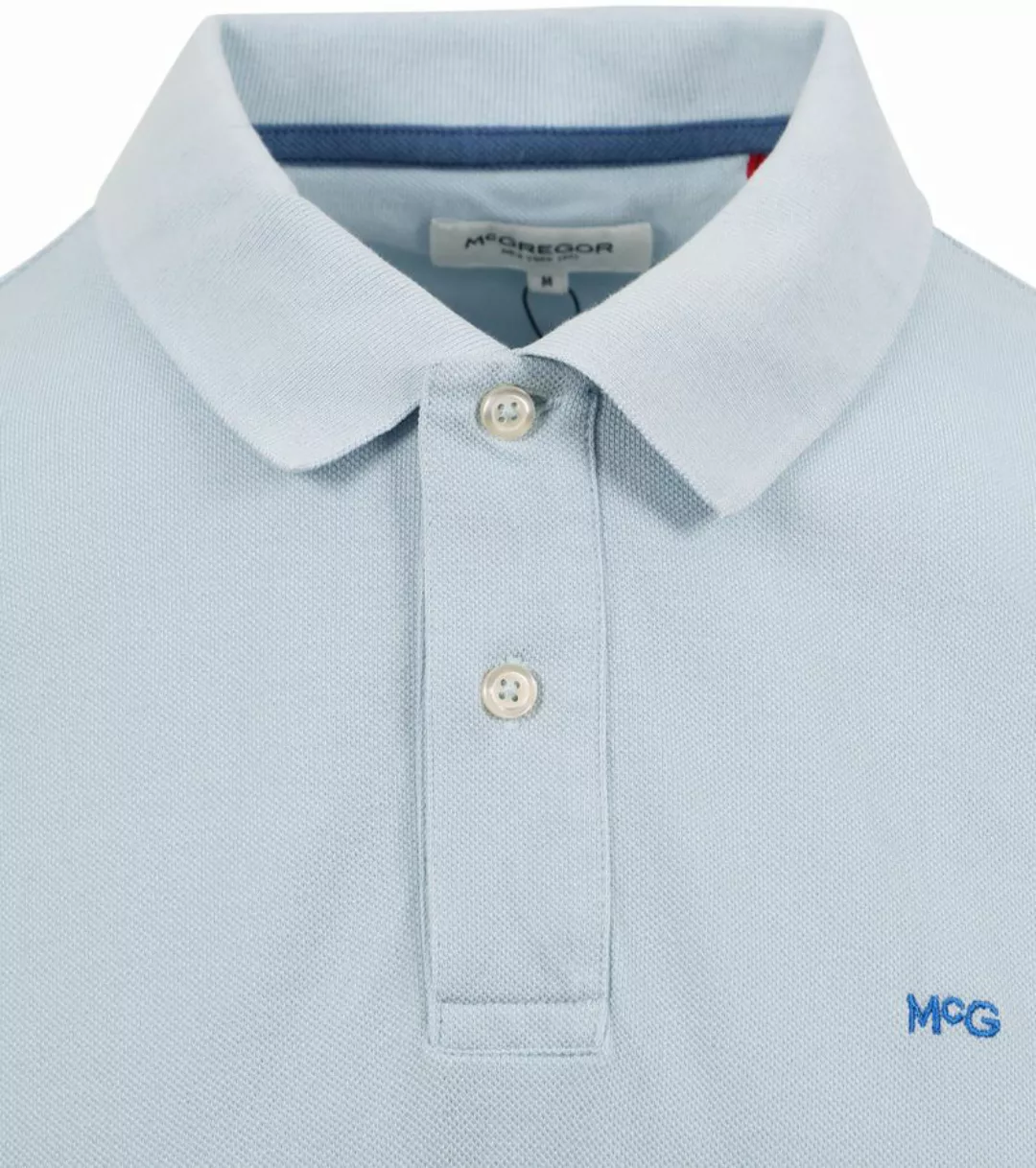 McGregor Piqué Polo Shirt Hellblau - Größe S günstig online kaufen