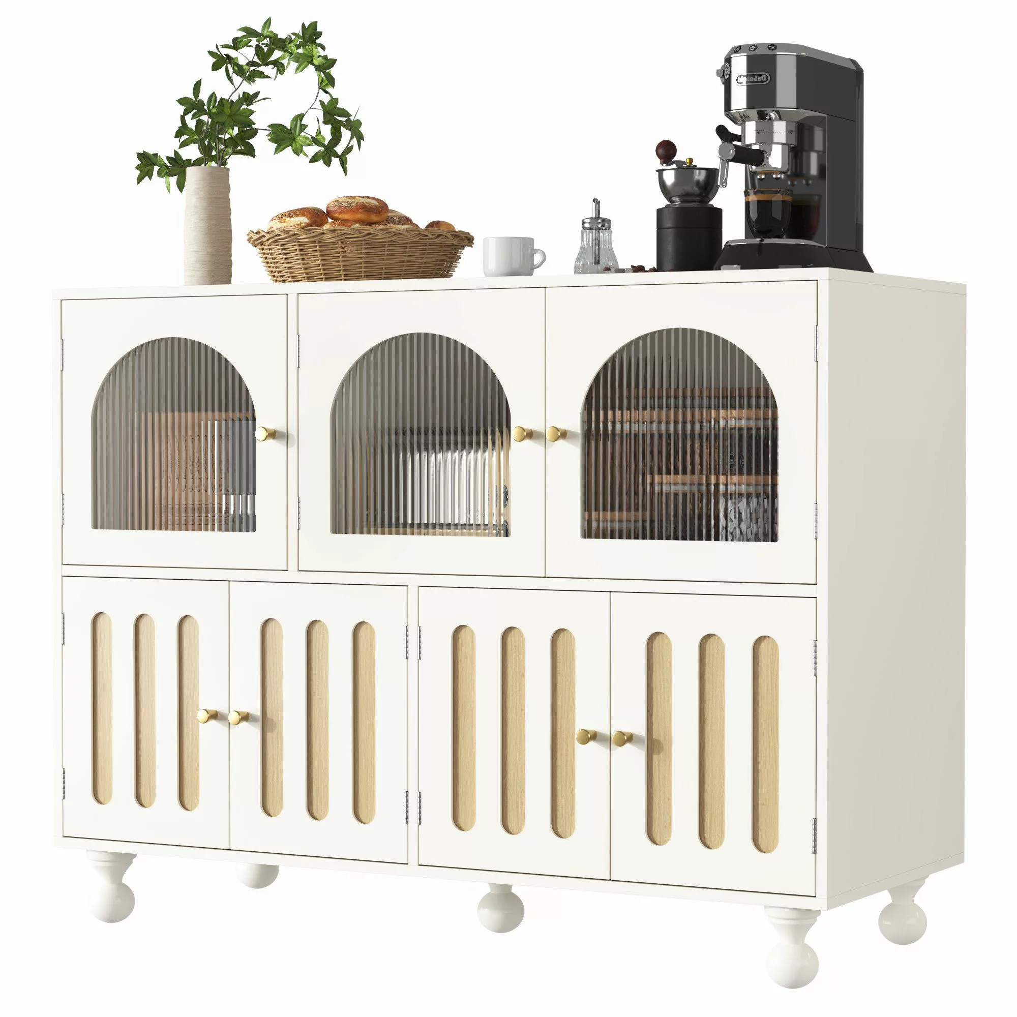 OKWISH Sideboard Aufbewahrungsschrank mit ausreichend Stauraum günstig online kaufen