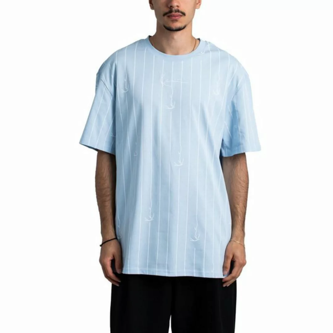 Karl Kani T-Shirt Karl Kani Small Signature Logo Pinstripe Tee günstig online kaufen