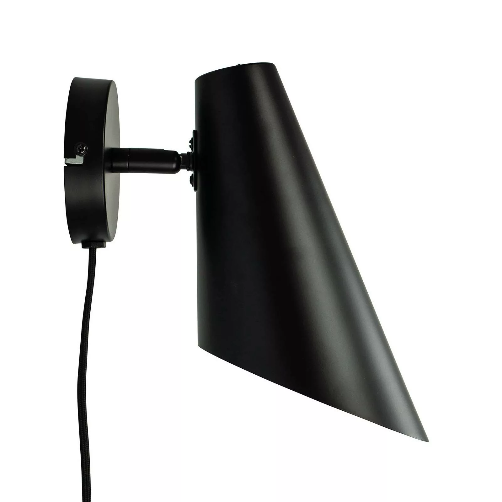 Dyberg Larsen Cale Wandlampe Höhe 24,5 cm schwarz günstig online kaufen