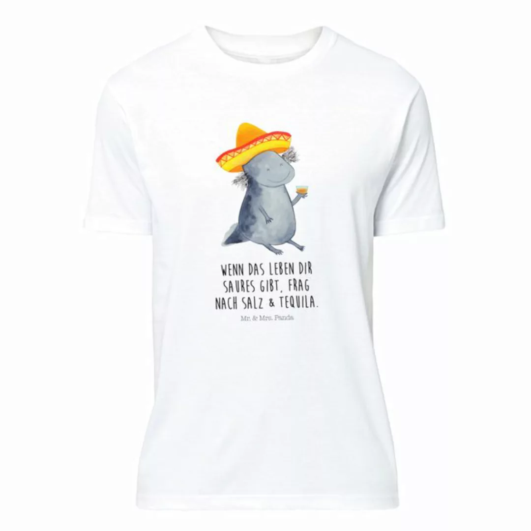 Mr. & Mrs. Panda T-Shirt Axolotl Tequila - Weiß - Geschenk, Motivation, Tsh günstig online kaufen