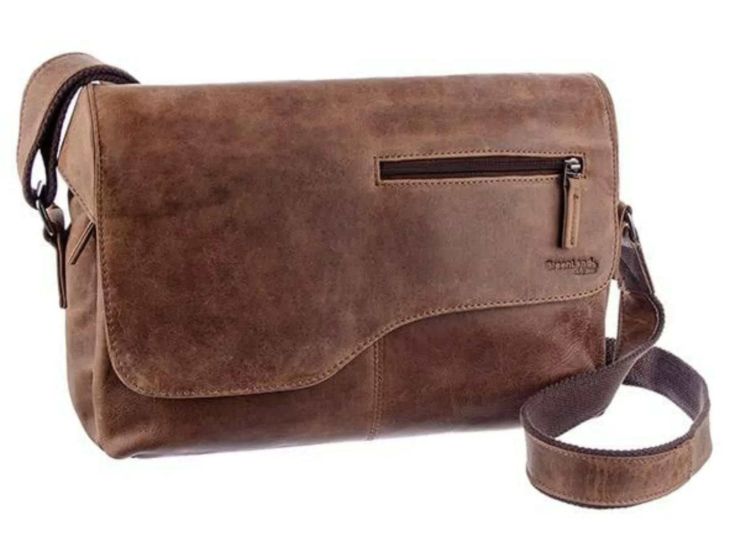 GreenLand Nature Messenger Bag "Montana", im Vintage Look günstig online kaufen