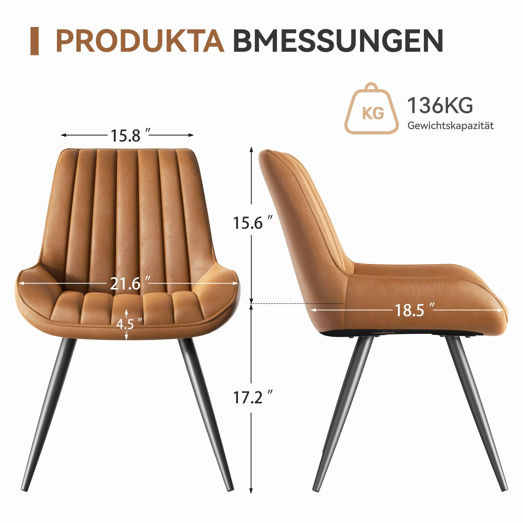 HawthyHome Esszimmerstuhl bequeme Polsterstühle Küchenstuhl, (2 günstig online kaufen