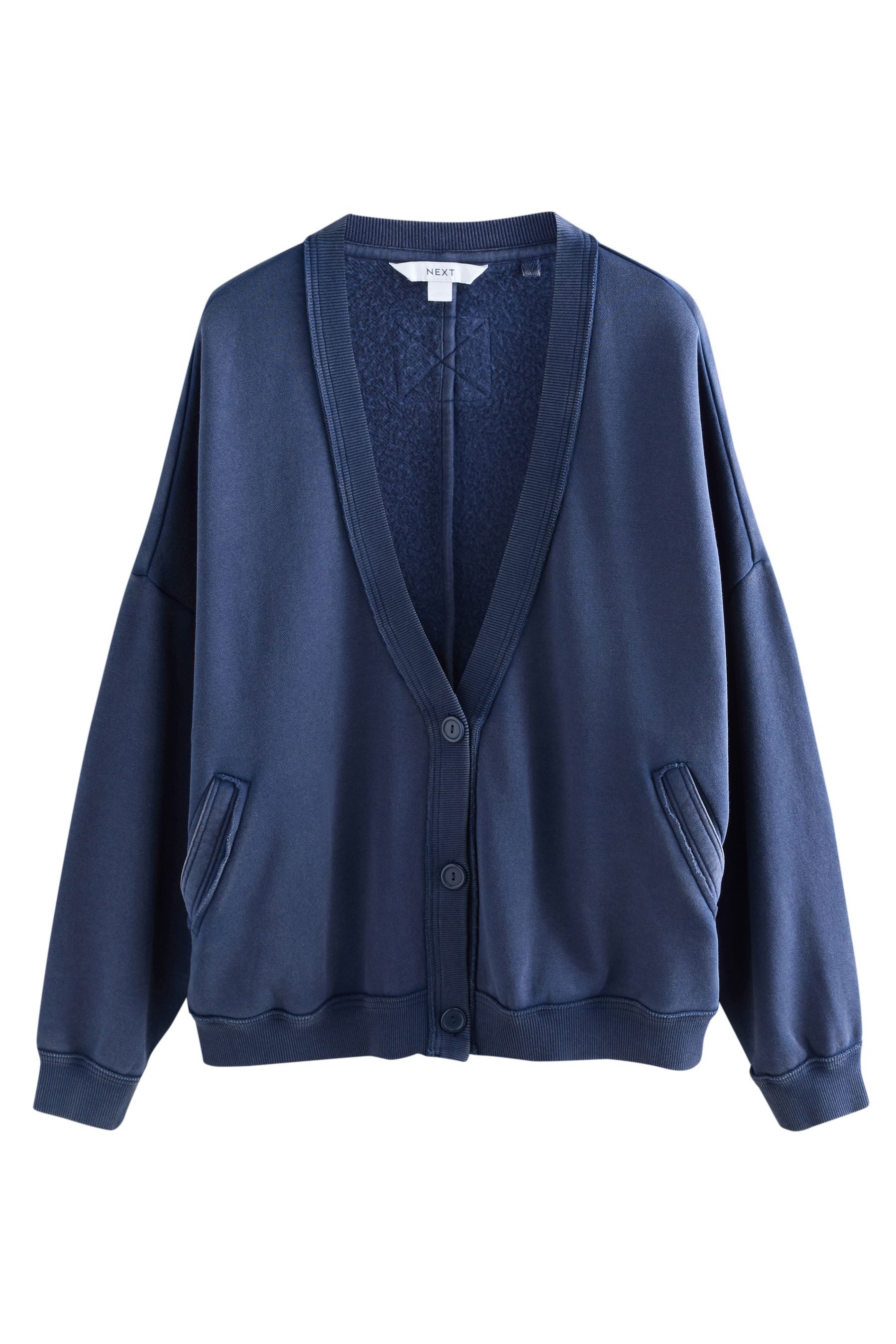 Next Strickjacke Oversized Fit Boyfriend-Strickjacke, Varsity-Stil günstig online kaufen