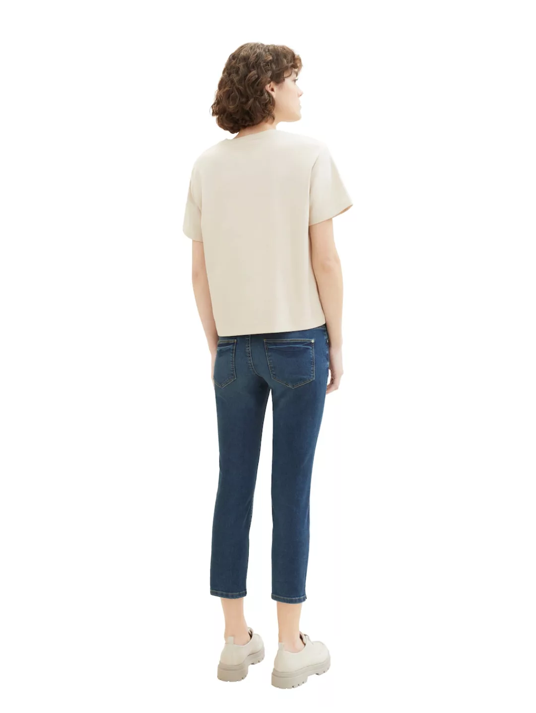 TOM TAILOR Slim-fit-Jeans ALEXA in 7/8 Länge und mit Bindeband günstig online kaufen