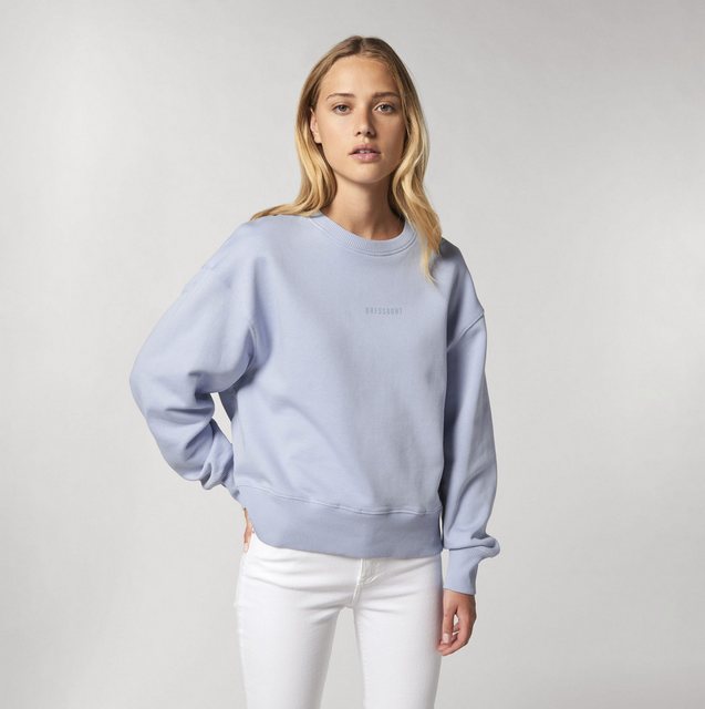 dressgoat Sweatshirt dressgoat - Unisex Oversized Sweater - Serene Blue günstig online kaufen