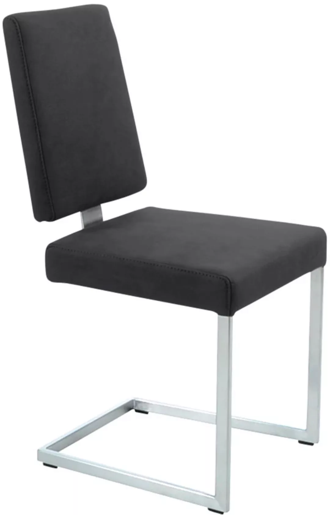 K+W Komfort & Wohnen Freischwinger, Microfaser Struktur 755, stabiles Hochk günstig online kaufen