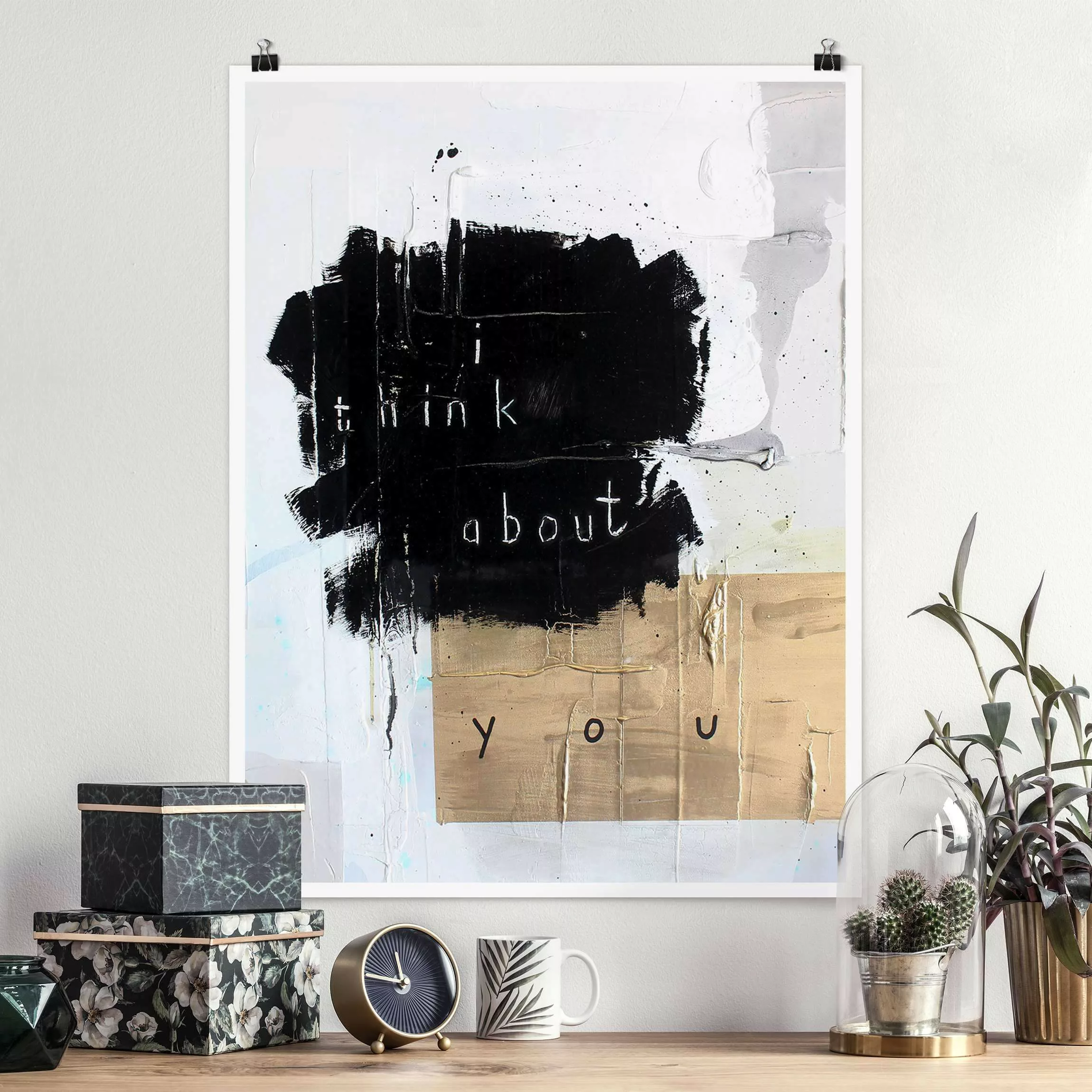 Poster I think about you günstig online kaufen