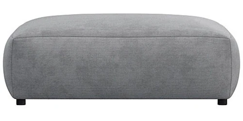 FLEXLUX Pouf »Lucera«, modern & anschmiegsam, Kaltschaum, Stahl-Wellenunter günstig online kaufen