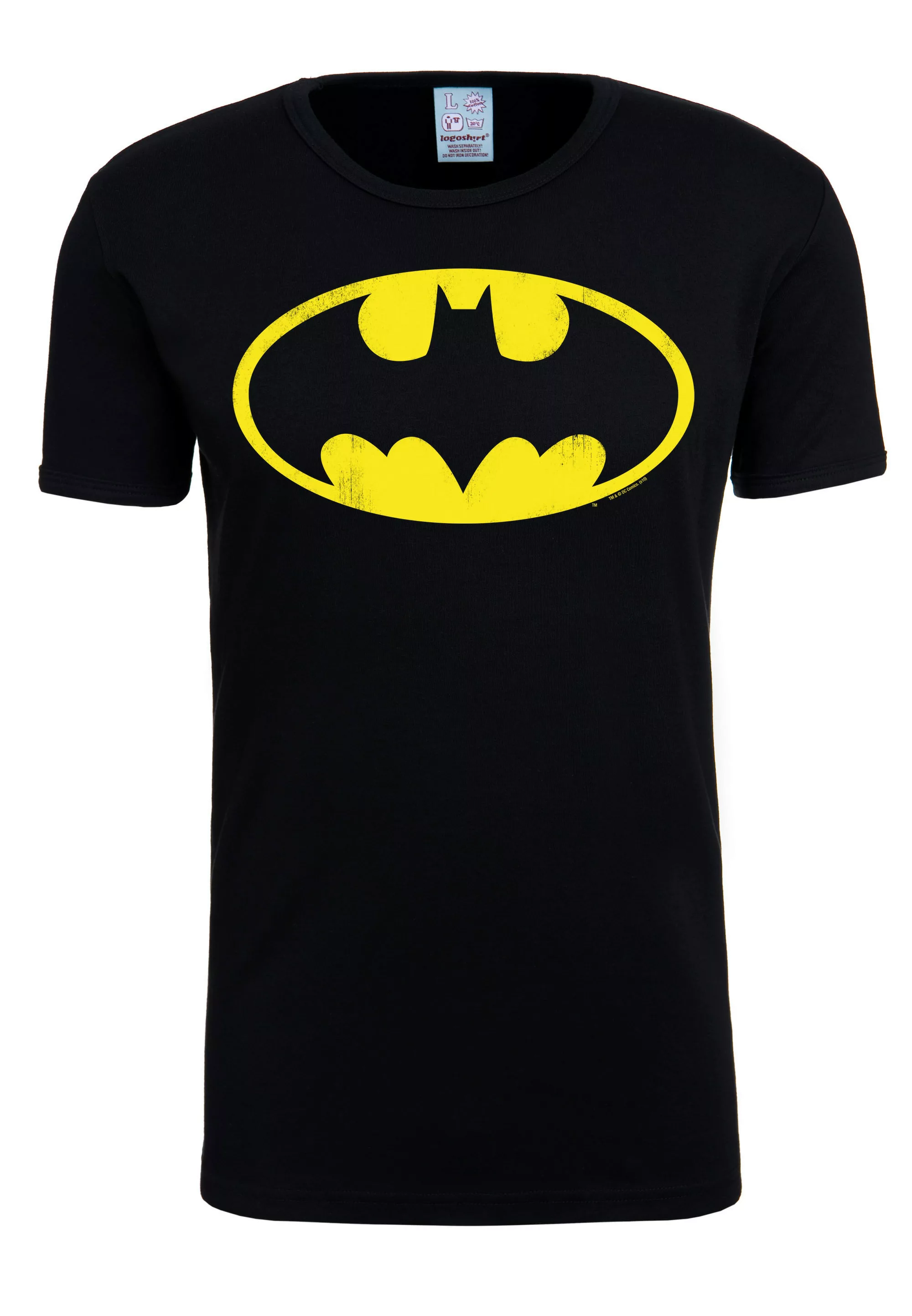 LOGOSHIRT T-Shirt "Batman-Logo", mit lizenziertem Originaldesign günstig online kaufen