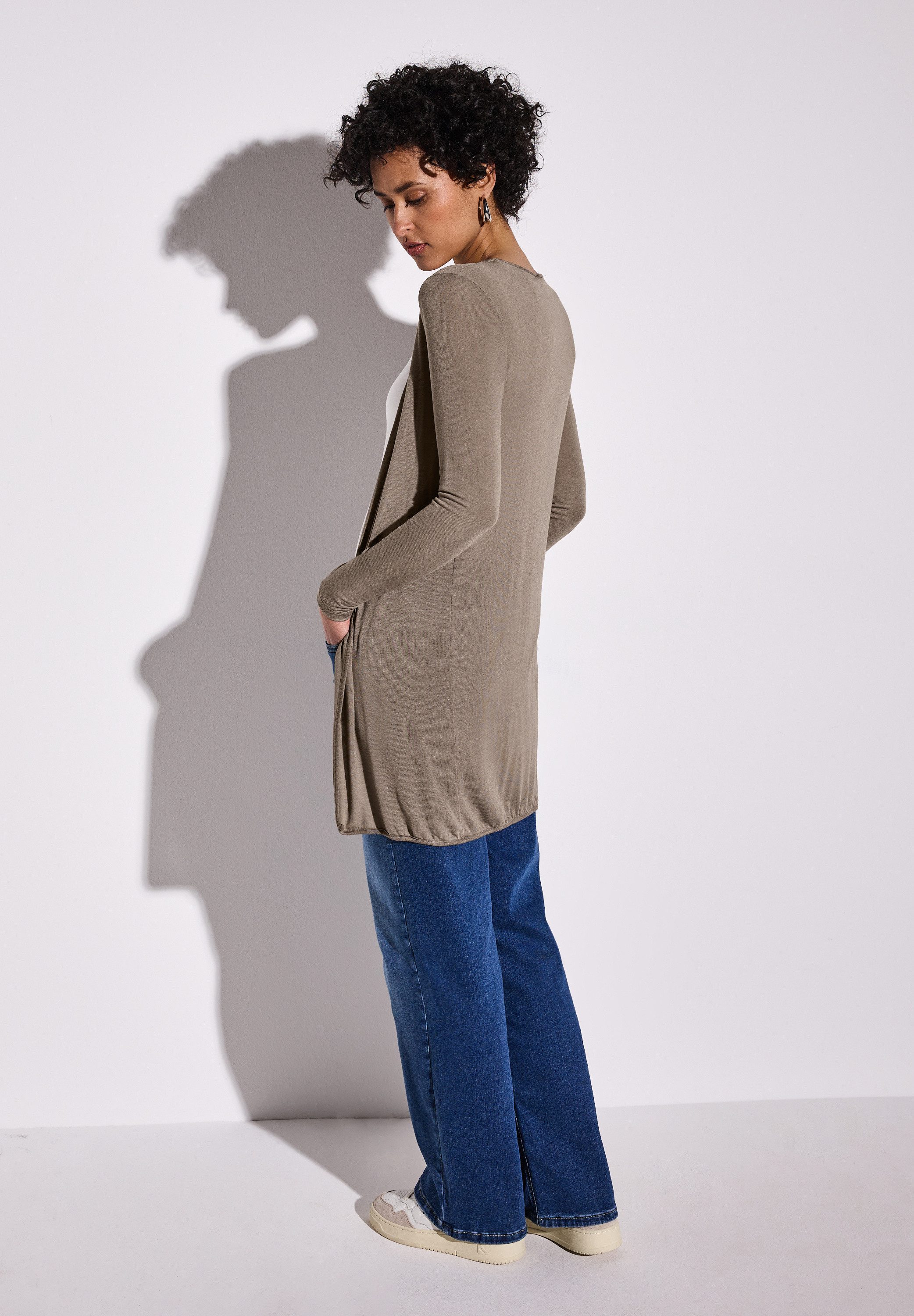 STREET ONE Cardigan, aus softem Materialmix günstig online kaufen