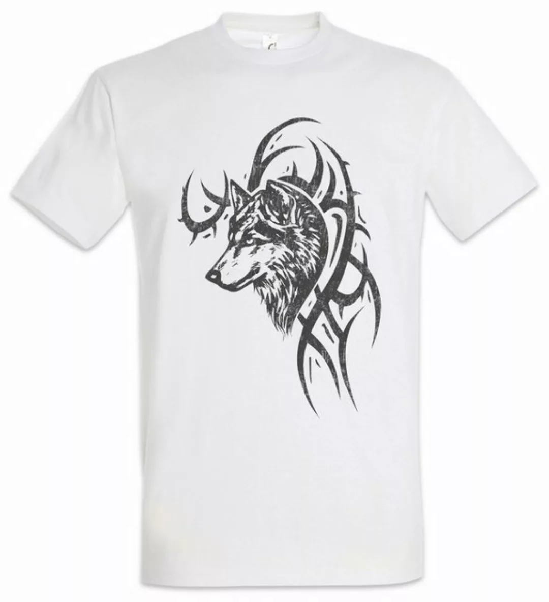 Urban Backwoods Print-Shirt Wolf & Tribal Herren T-Shirt Runen Runes German günstig online kaufen