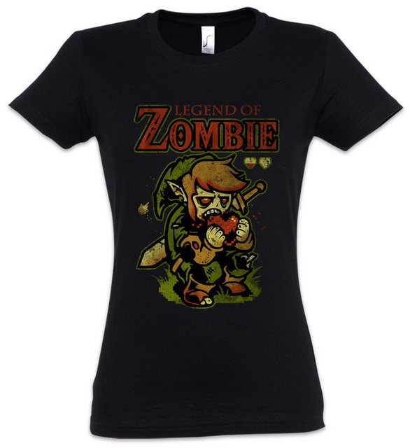 Urban Backwoods Print-Shirt Legend Of Zombie Damen T-Shirt Fun Zombie Heart günstig online kaufen