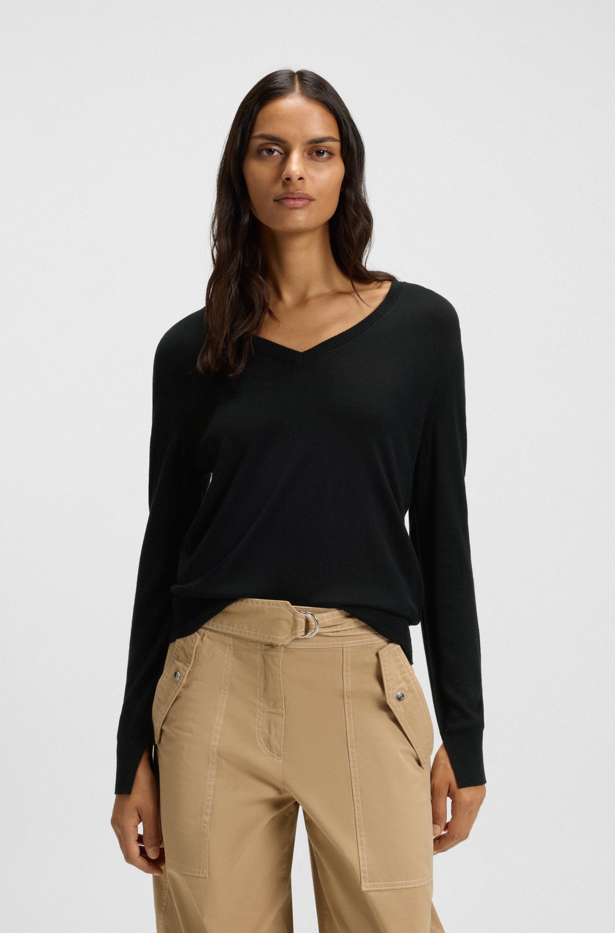 BOSS ORANGE Strickpullover Fiaffella Premium Damenmode günstig online kaufen